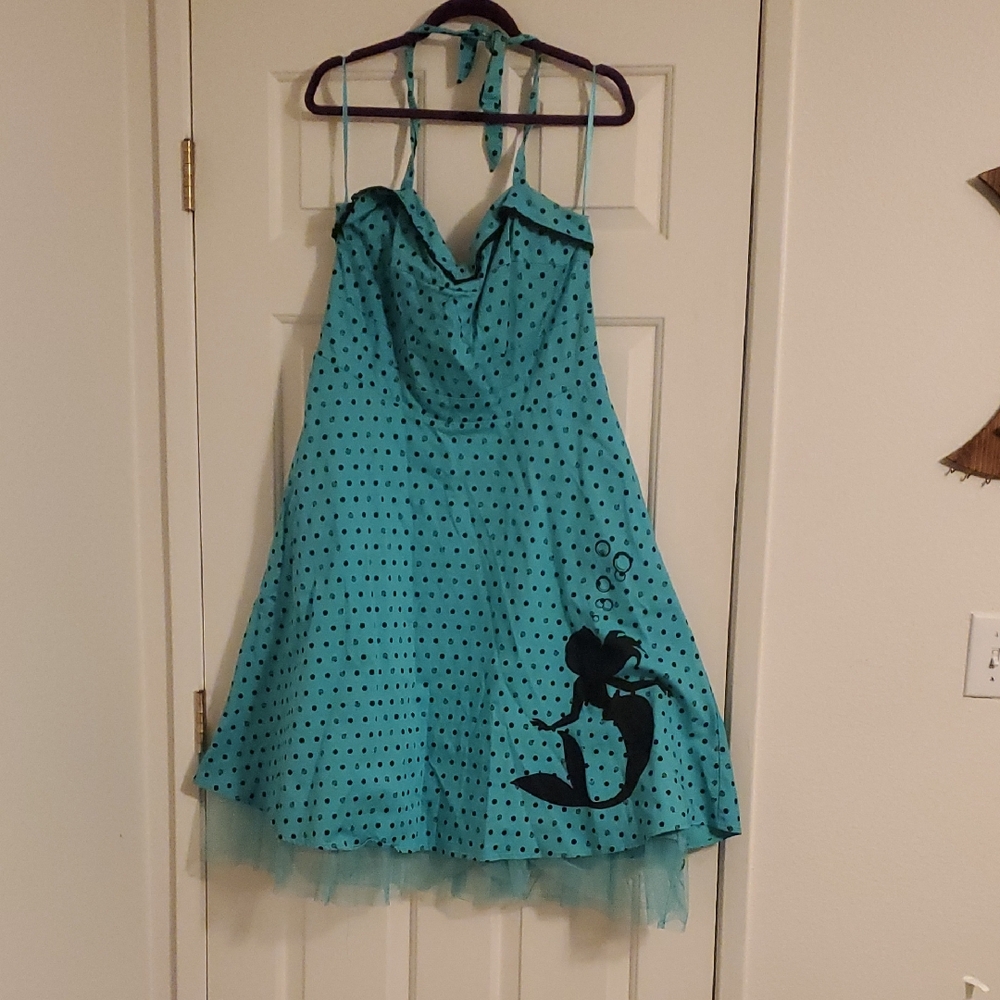 Little Mermaid halter dress